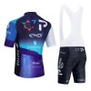 Set Fietsshirt + Korte Koersbroek 2024 Israel Premier Tech Zwart